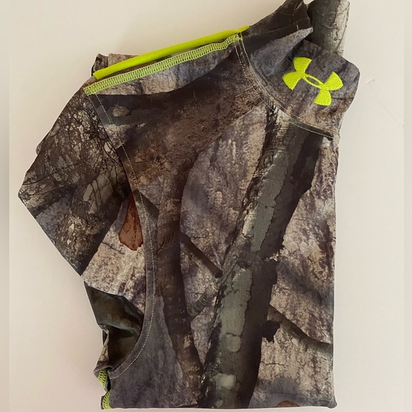 UNDER ARMOUR Compression Men’s Small Mossy Oak Treestand ColdGear Hunting Shirt - Picture 16 of 16